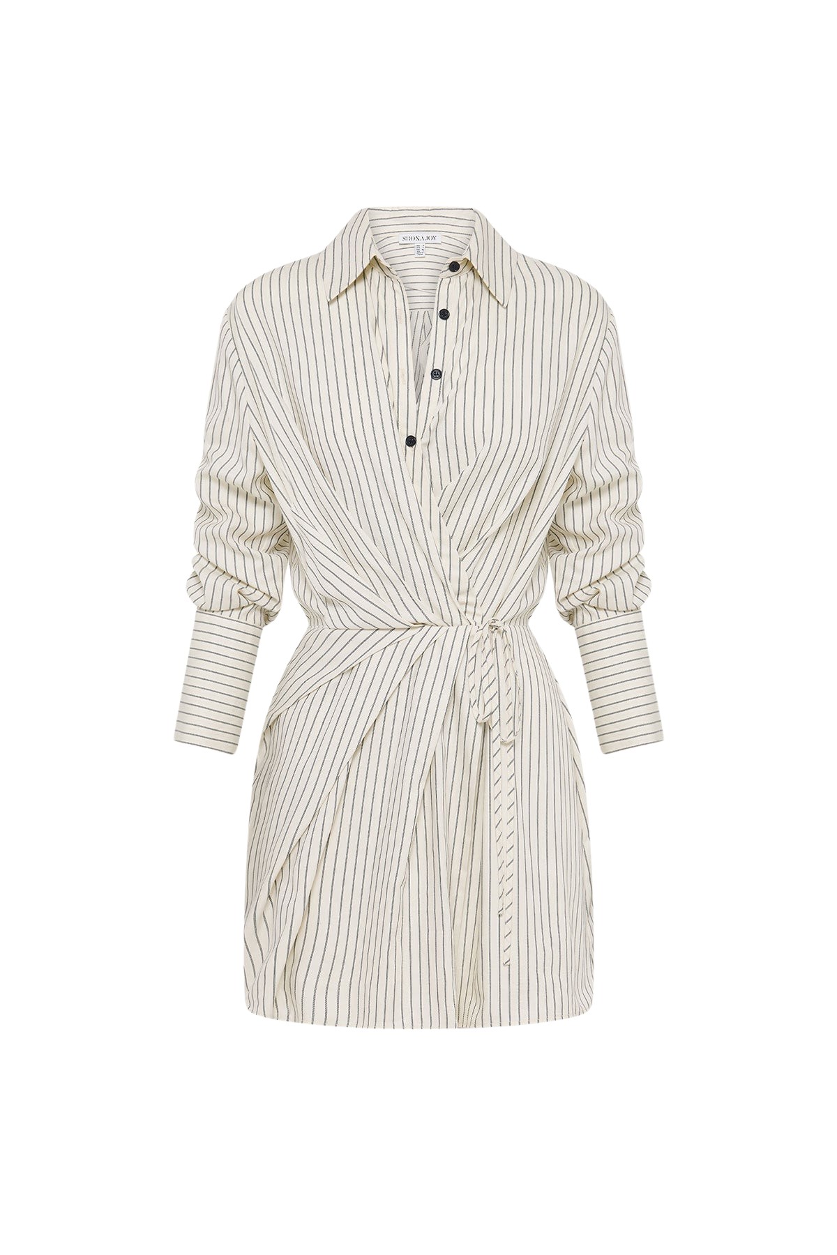 Shona Joy Hudson Shirt Wrap Mini Dress