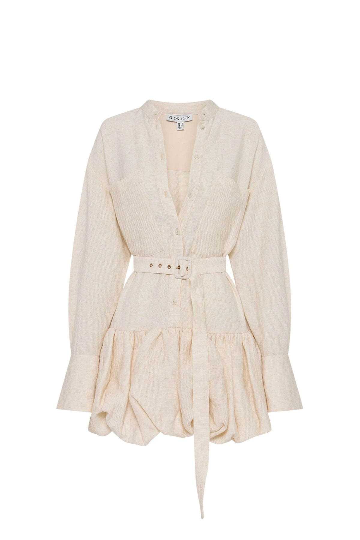 Shona-Joy-Jasper-Bubble-Shirt-Mini-Dress-2025-coveti87714_nobg Shona Joy Beige Dresses luxury Clothing from Luxury Handbags Marketplace