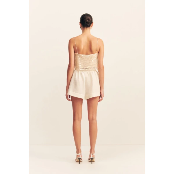 Shona Joy Beige Shorts luxury Clothing from  Luxury Handbags Marketplace