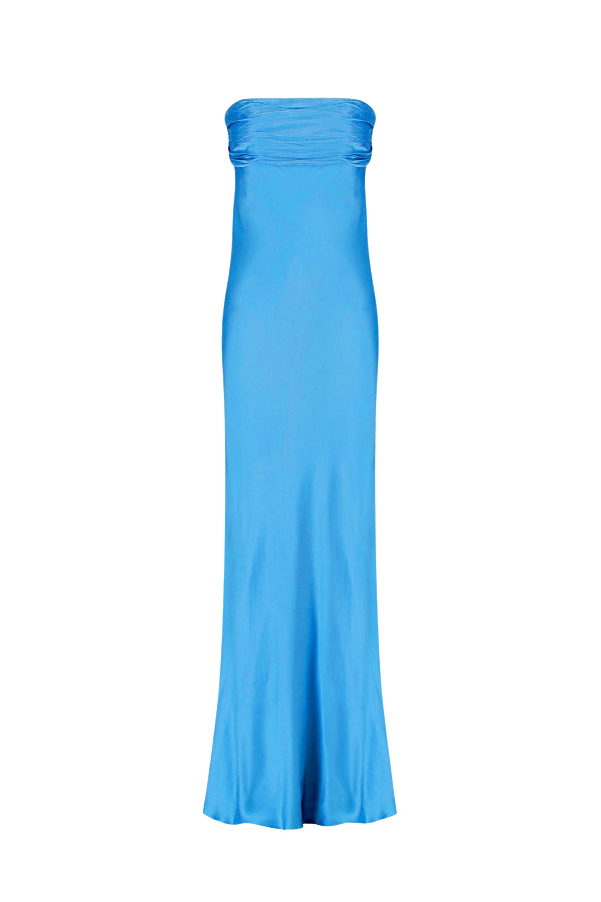 Shona Joy La Lune Strapless Ruched Bodice Maxi Dress