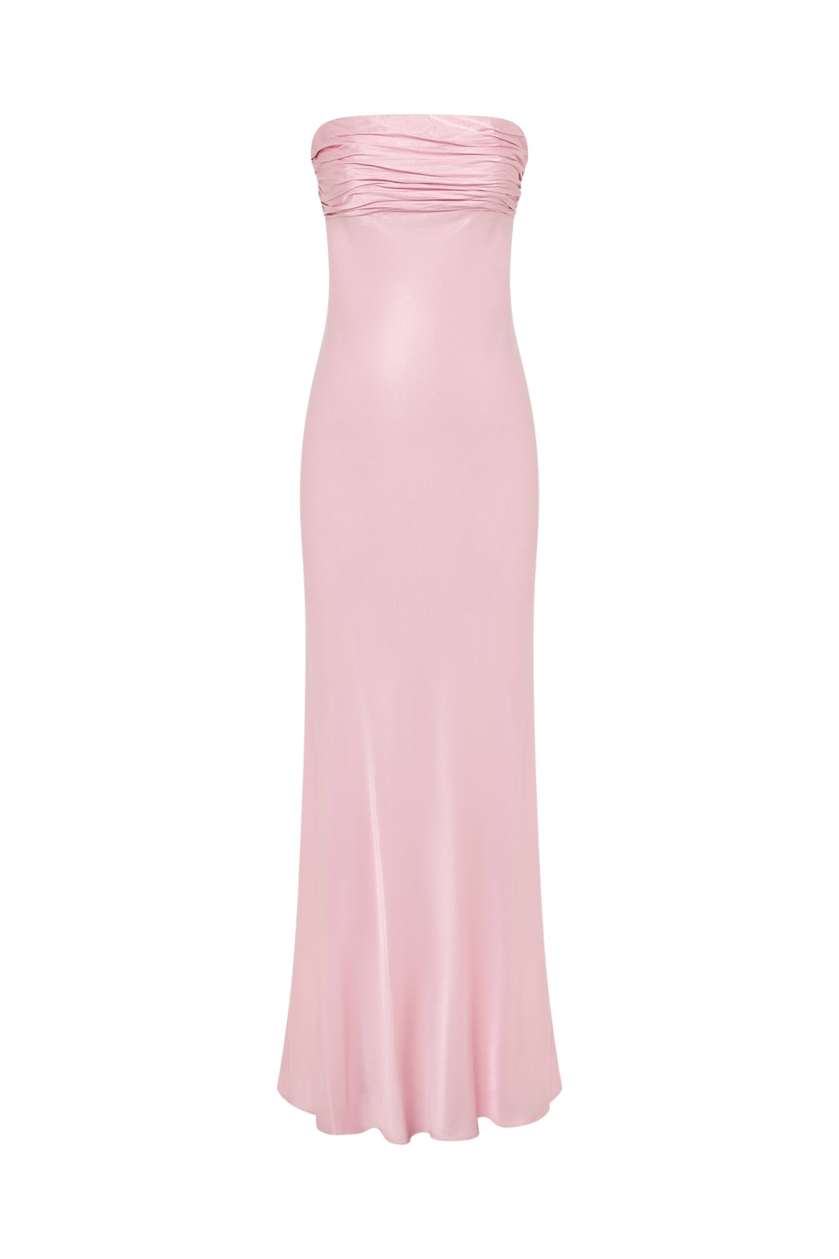 Shona Joy La Lune Strapless Ruched Bodice Maxi Dress