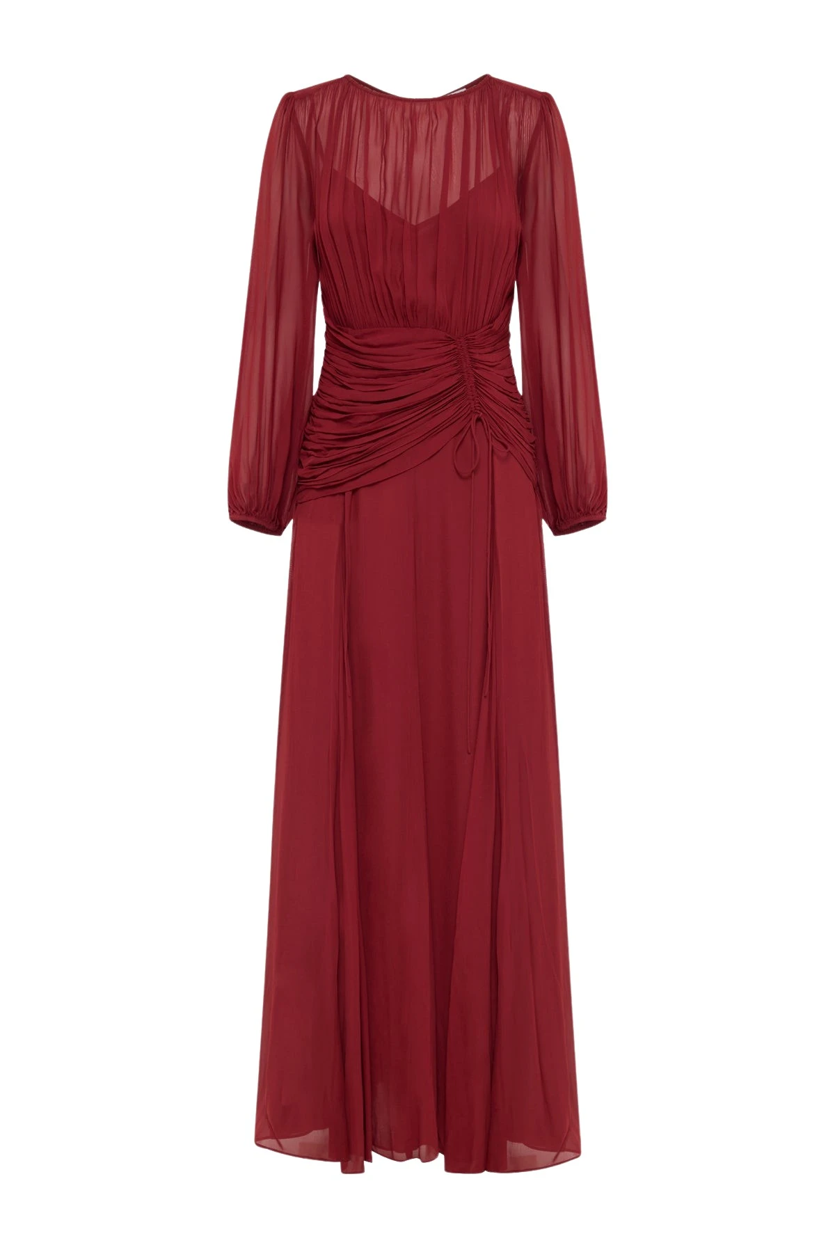 Shona-Joy-Rowe-High-Neck-Balloon-Sleeve-Maxi-Dress-2025-coveti76517_nobg Shona Joy Red Dresses luxury Clothing from Luxury Handbags Marketplace