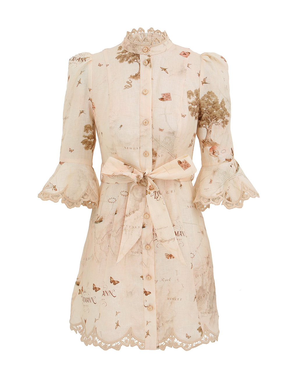 Zimmermann Applique Mini Dress