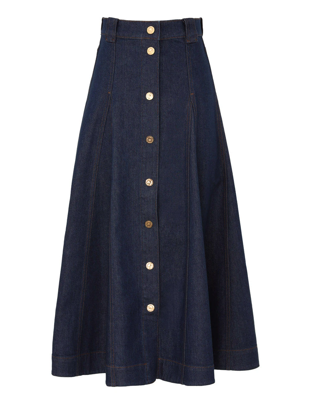 Zimmermann Denim Flare Skirt | Ready to Wear 2025 Collection Luxury Shoes Elevate your elegance in this Zimmermann Skirts from the 2025 resort wear edit