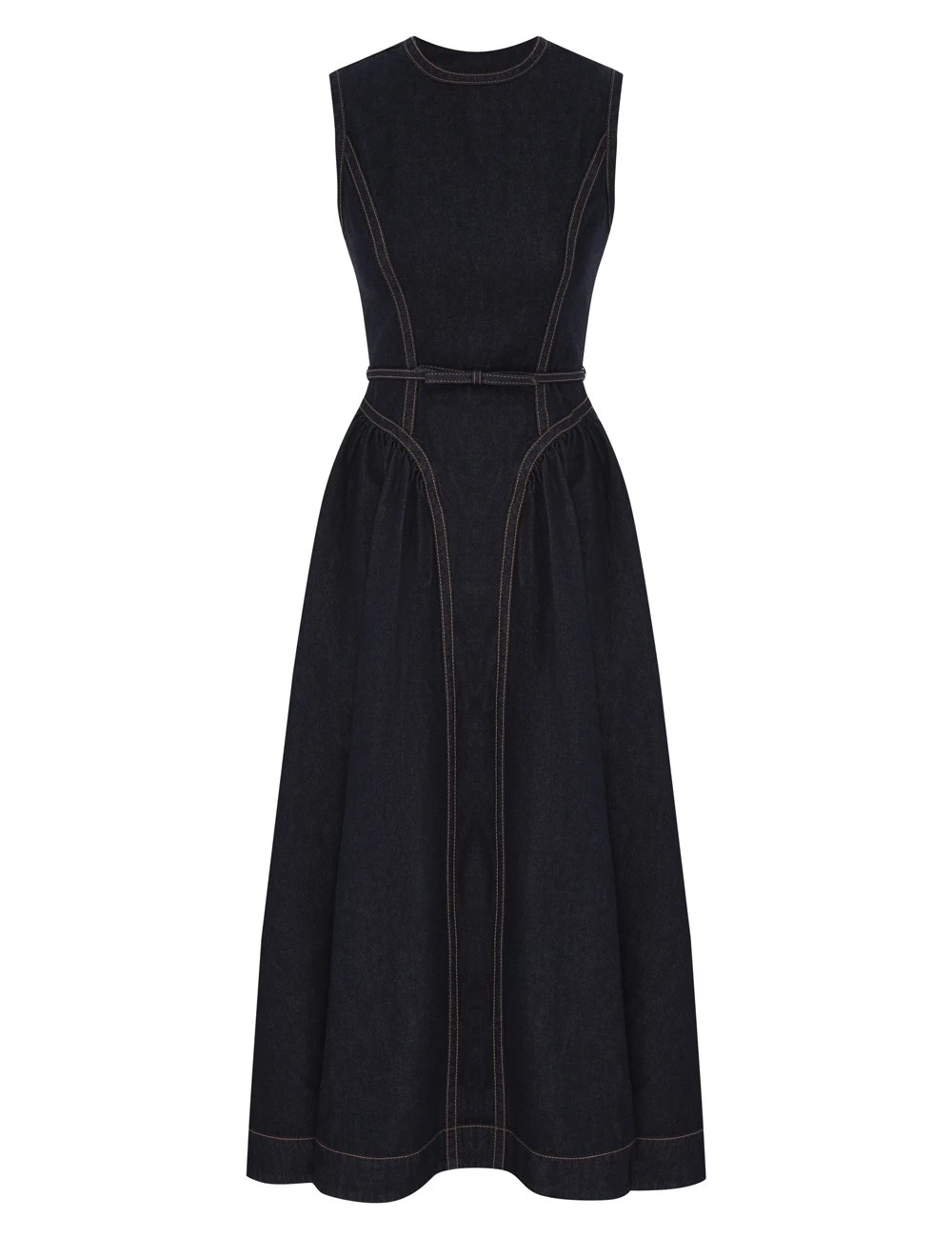 Zimmermann Denim Panelled Midi Dress | Ready to Wear 2025 Collection Luxury Shoes Elevate your elegance in this Zimmermann Dresses from the 2025 resort wear edit