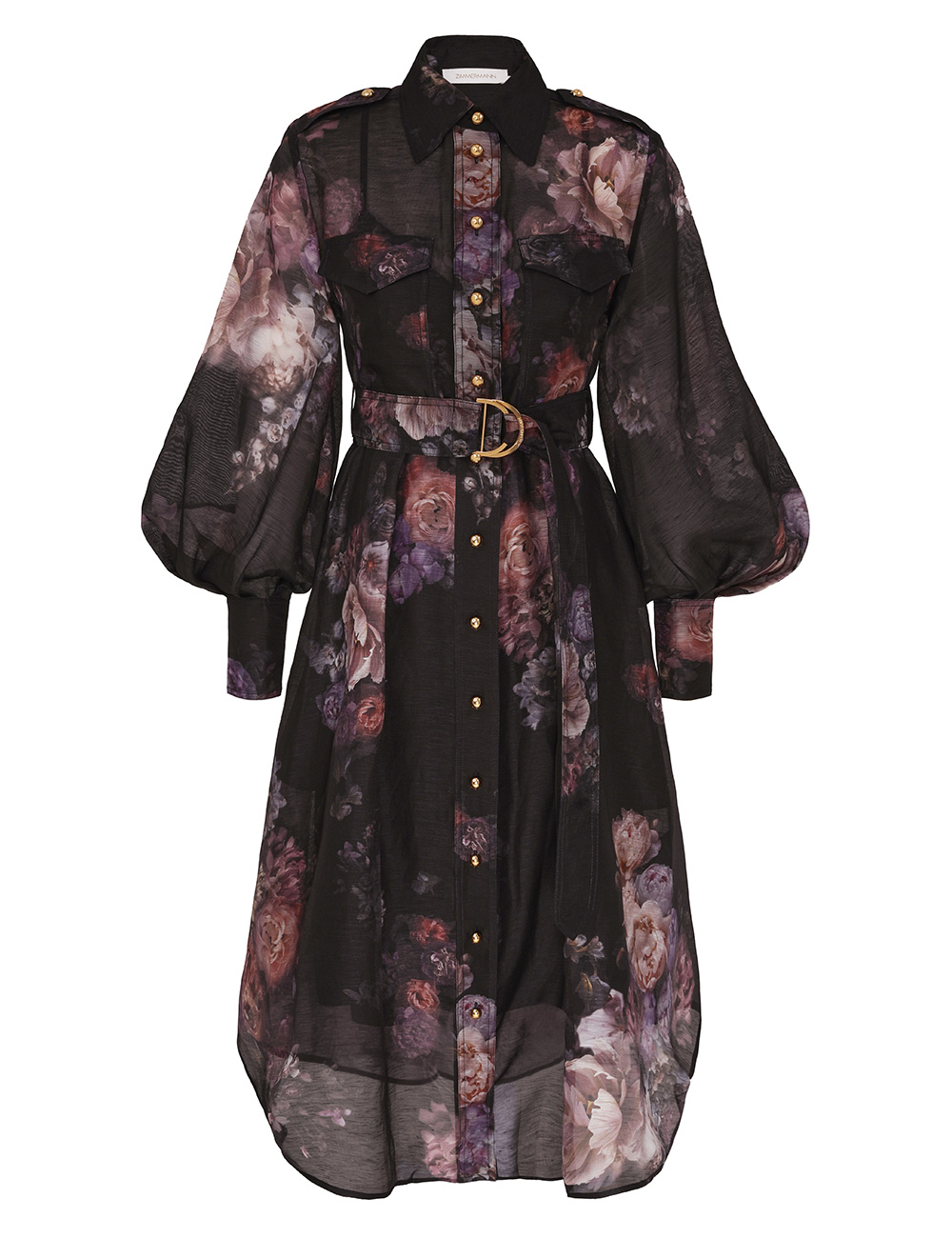Zimmermann Dream Utility Shirt Dress