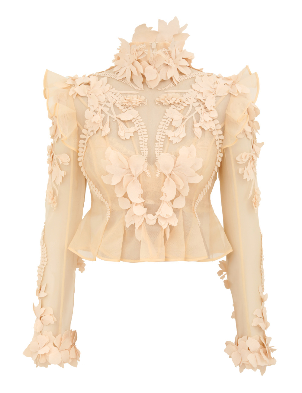 Zimmermann Hypnotic Applique Bodice Top