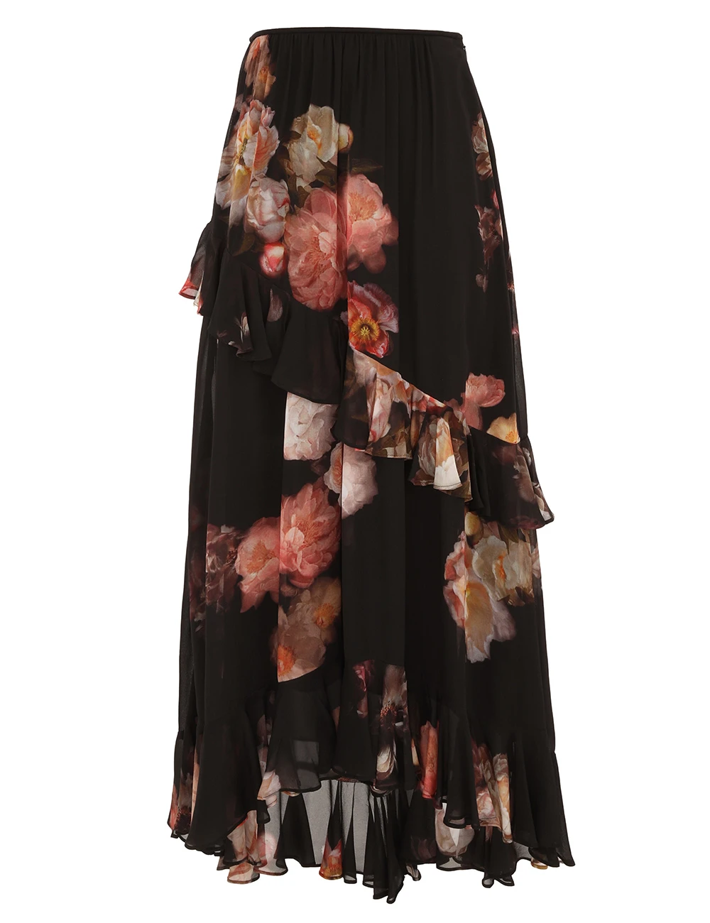 Zimmermann Hypnotic Asymmetric Midi Skirt | Ready to Wear 2025 Collection Luxury Shoes Elevate your elegance in this Zimmermann Skirts from the 2025 resort wear edit