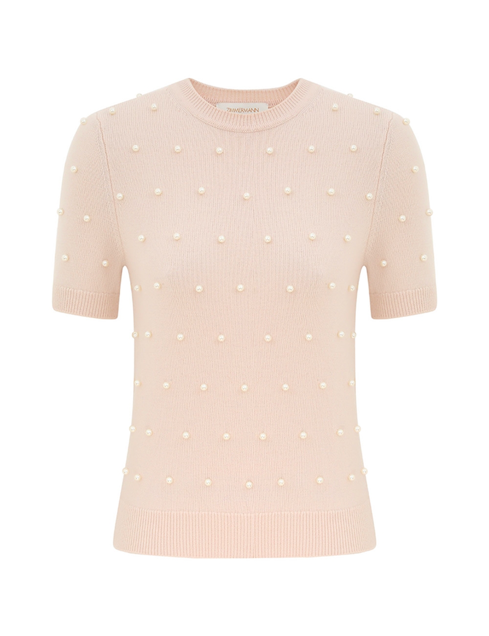 Zimmermann Hypnotic Beaded Knit Tee