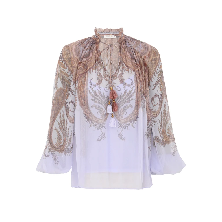 Elevate your elegance in this Zimmermann Tops   from the 2025 resort wear edit