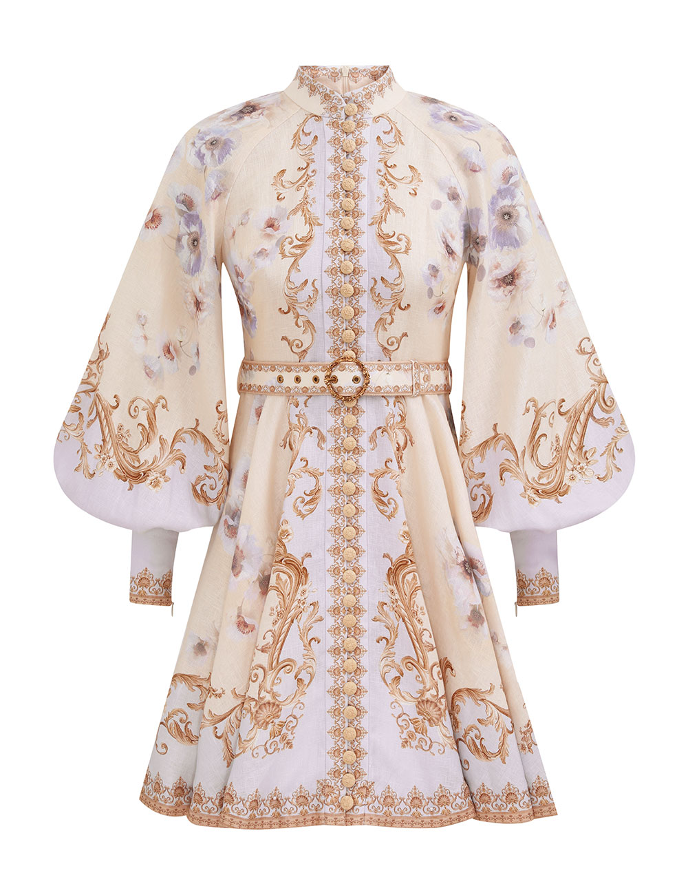 Zimmermann Hypnotic Buttoned Mini Dress