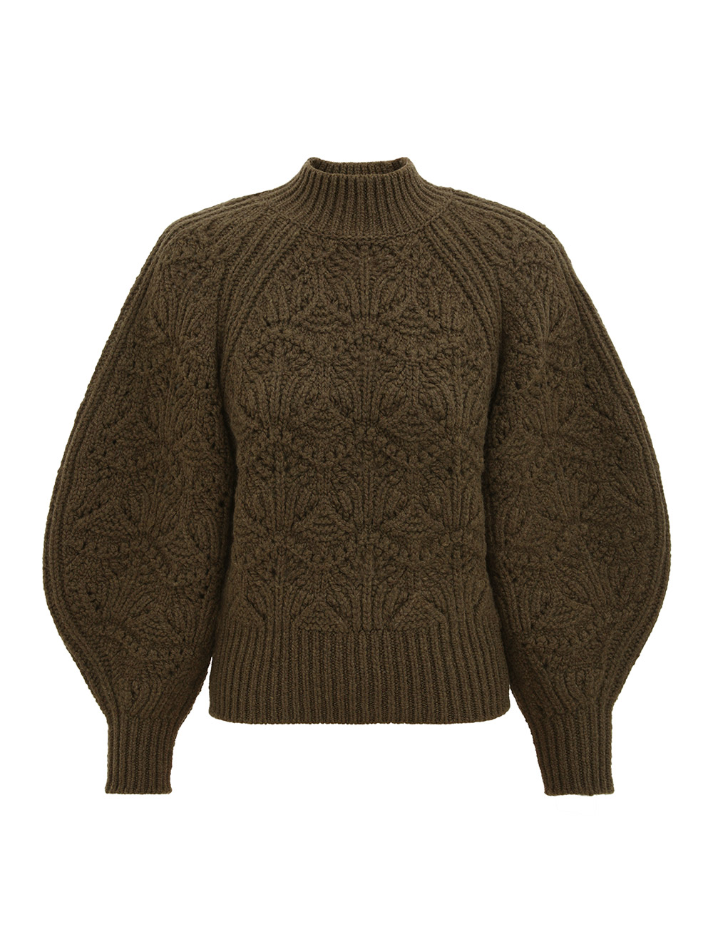 Zimmermann Hypnotic Cable Knit Sweater