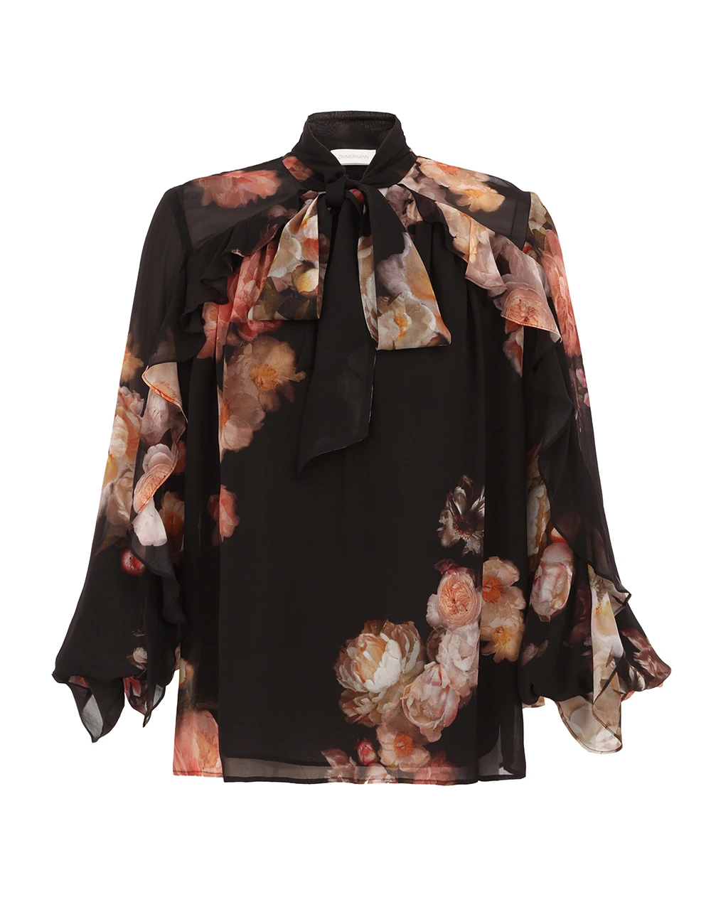 Zimmermann Hypnotic Flutter Blouse | Ready to Wear 2025 Collection Luxury Shoes Elevate your elegance in this Zimmermann Tops from the 2025 resort wear edit