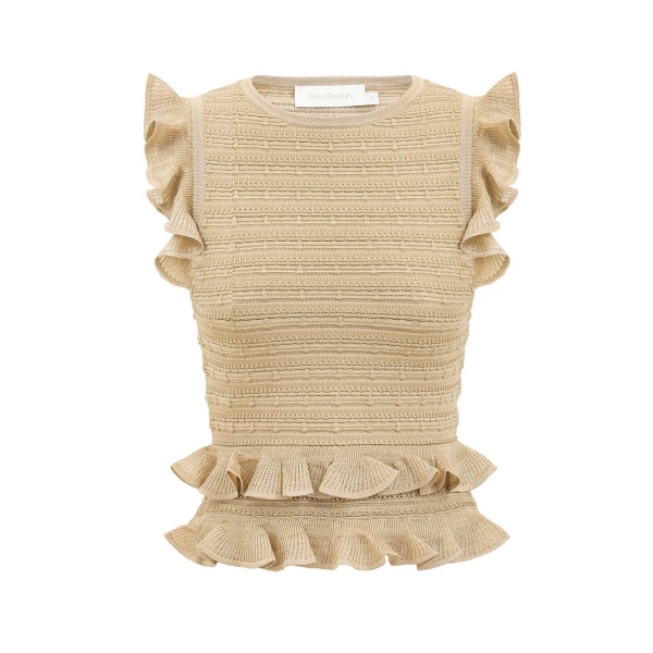Elevate your elegance in this Zimmermann Tops   from the 2025 resort wear edit