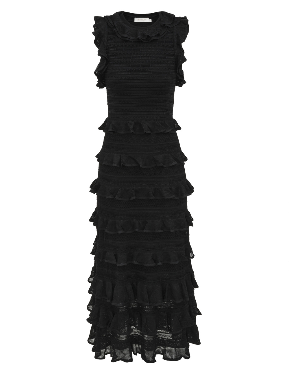 Zimmermann Hypnotic Lace Knit Racer Dress