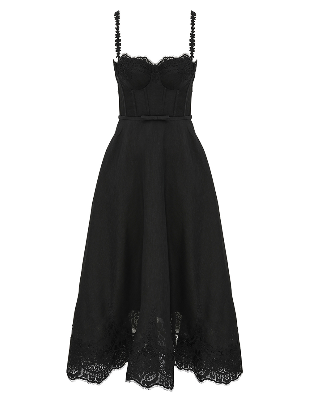 Zimmermann Hypnotic Lace Trim Gown