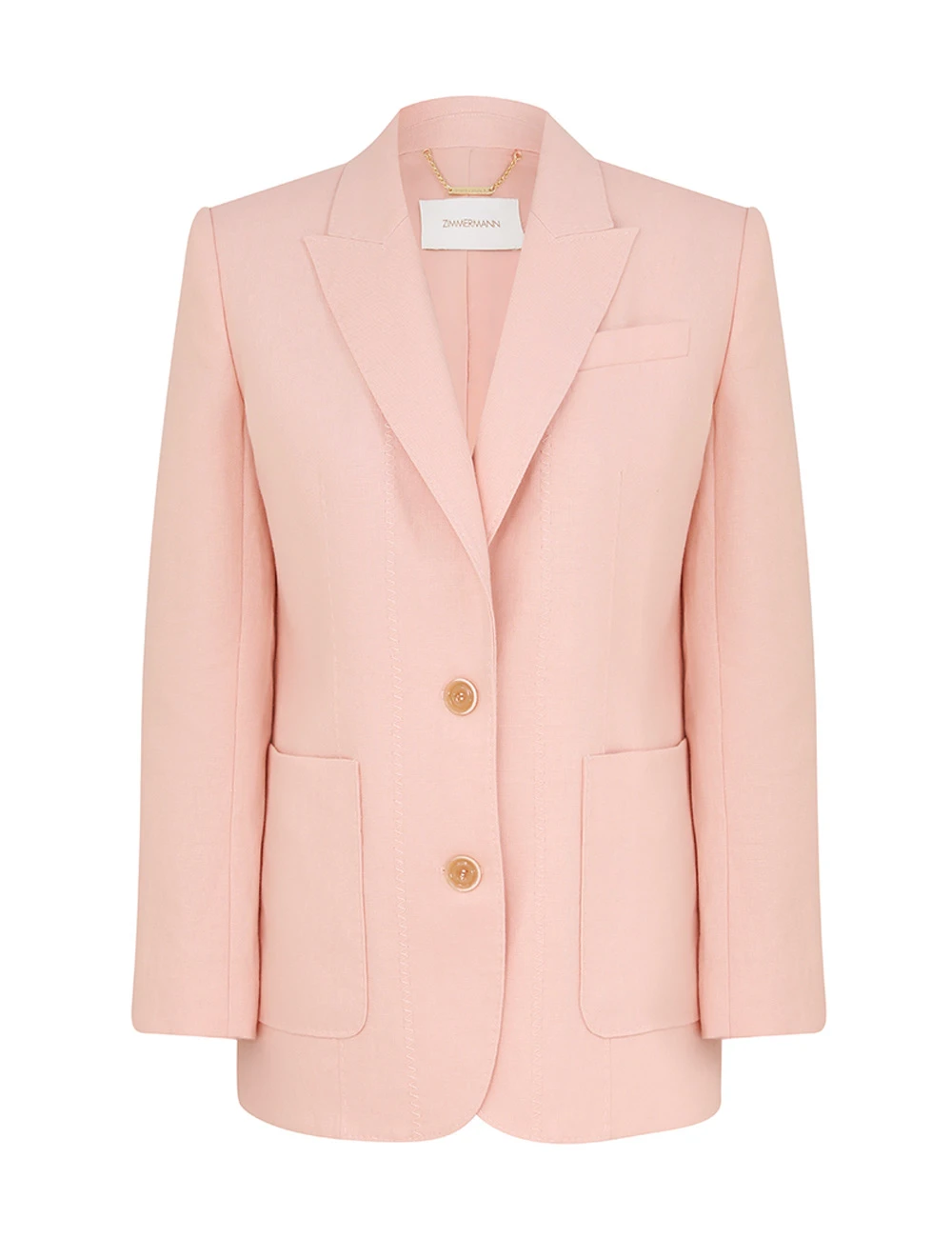 Zimmermann Hypnotic Linen Jacket | Ready to Wear 2025 Collection Luxury Shoes Elevate your elegance in this Zimmermann Jackets from the 2025 resort wear edit