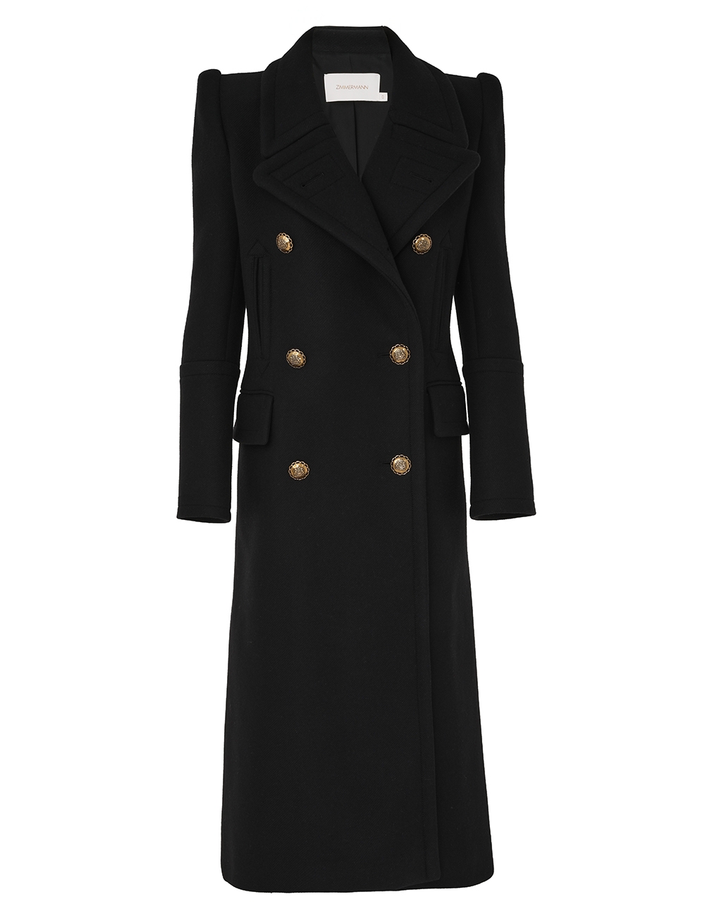 Zimmermann Hypnotic Longline Wool Coat