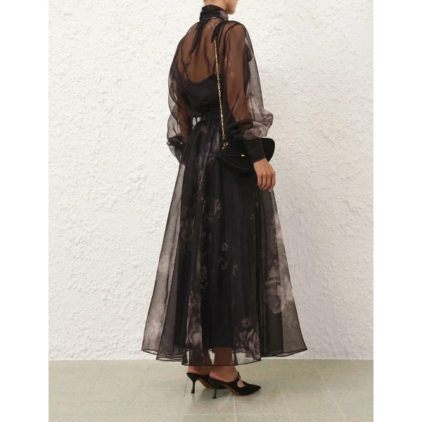 Zimmermann Hypnotic Maxi Skirt, view 4