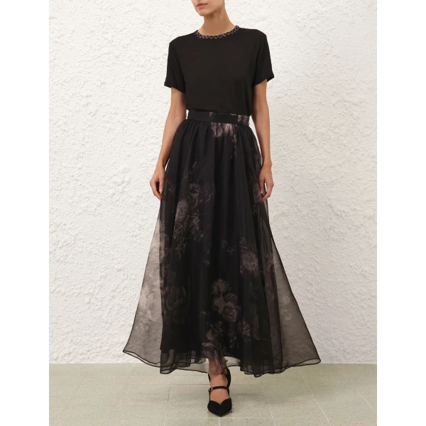 Zimmermann Hypnotic Maxi Skirt, view 7