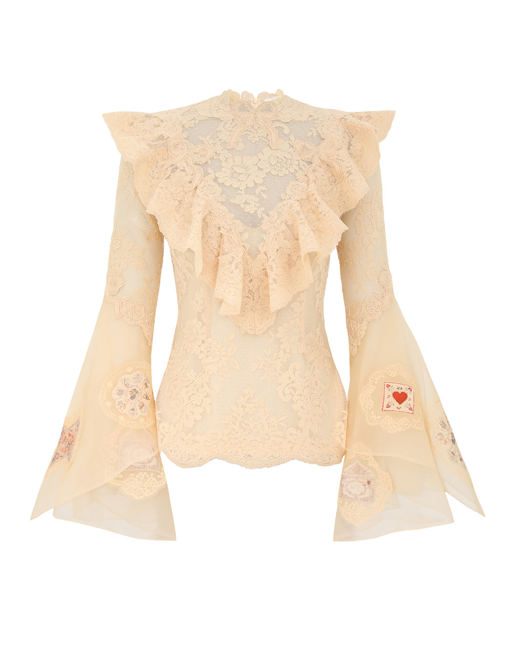 Zimmermann Hypnotic Patched Lace Top
