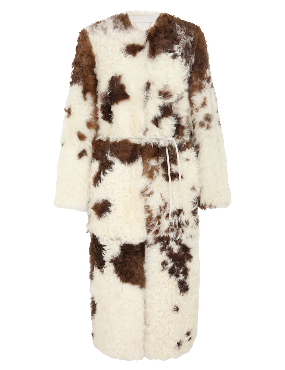 Zimmermann Hypnotic Spot Shearling Coat