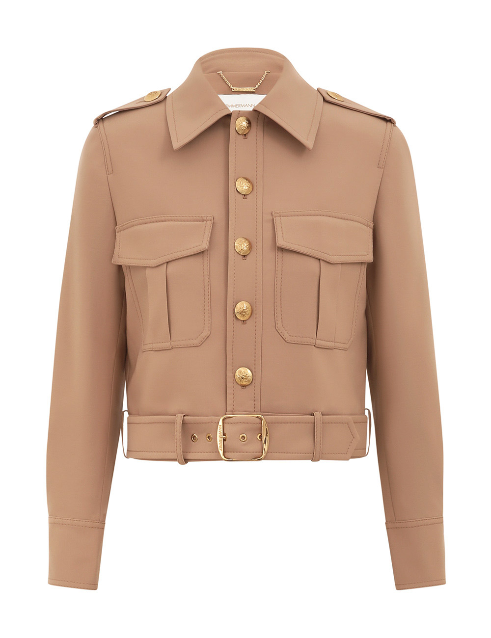Zimmermann Hypnotic Stretch Wool Biker Jacket