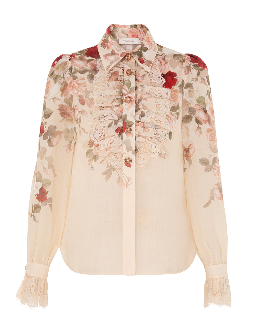Zimmermann Hypnotic Tux Shirt