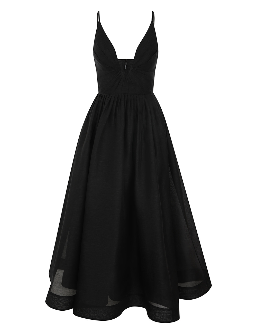 Zimmermann Hypnotic V Neck Midi Dress