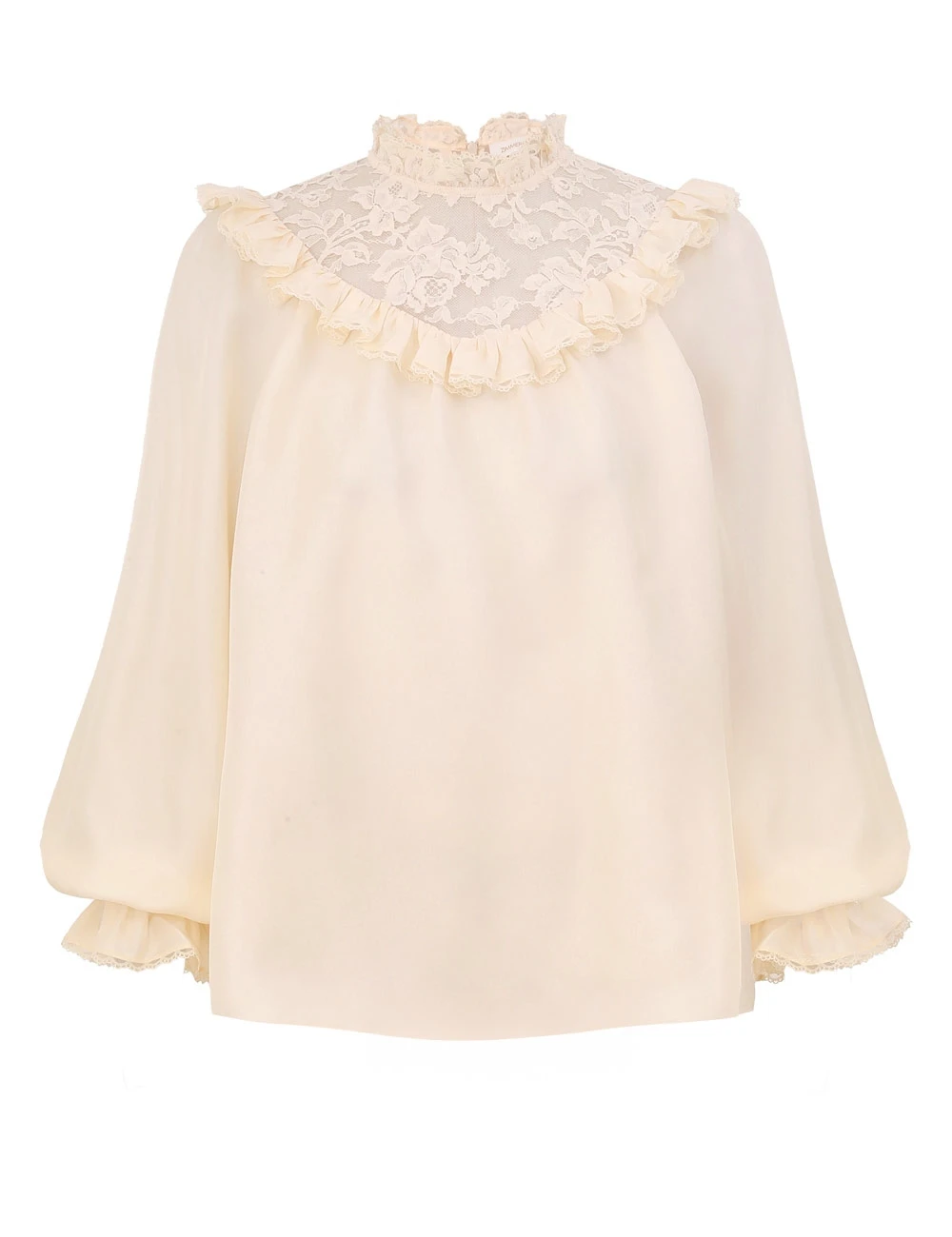 Zimmermann Lace Billow Blouse | Ready to Wear 2025 Collection Luxury Shoes Elevate your elegance in this Zimmermann Tops from the 2025 resort wear edit