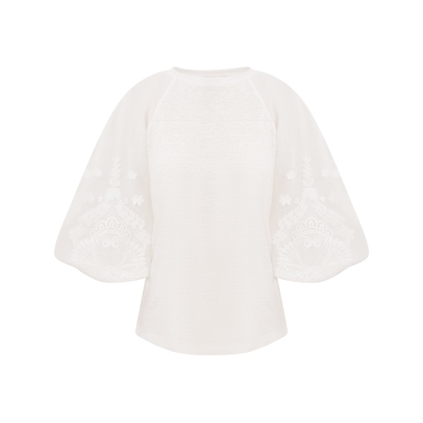 Elevate your elegance in this Zimmermann Tops   from the 2025 resort wear edit