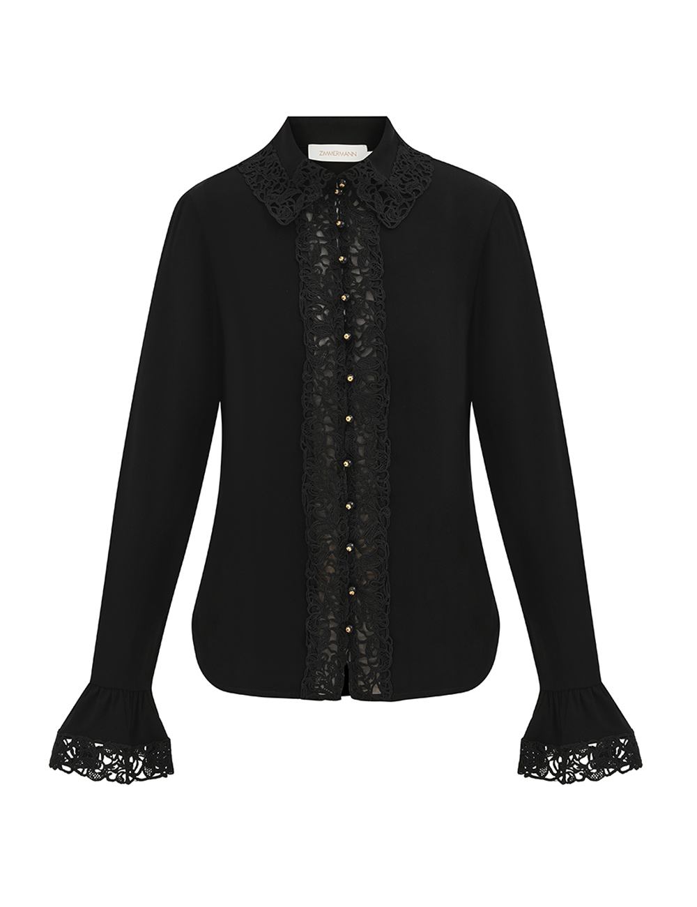 Zimmermann Lace Trim Shirt