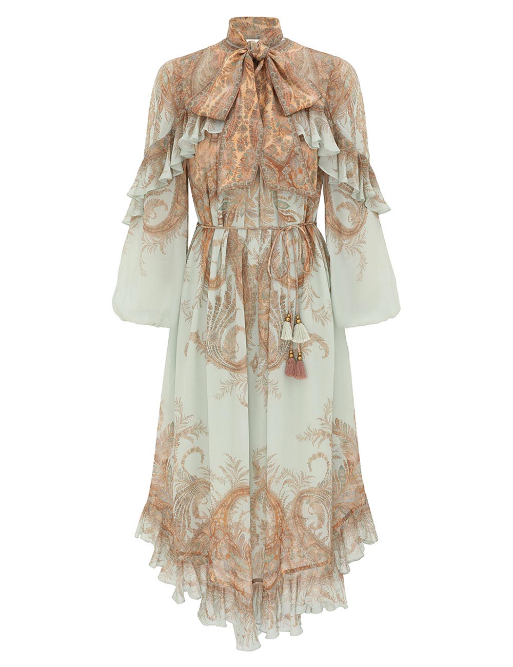 Zimmermann Memento Flutter Midi Dress
