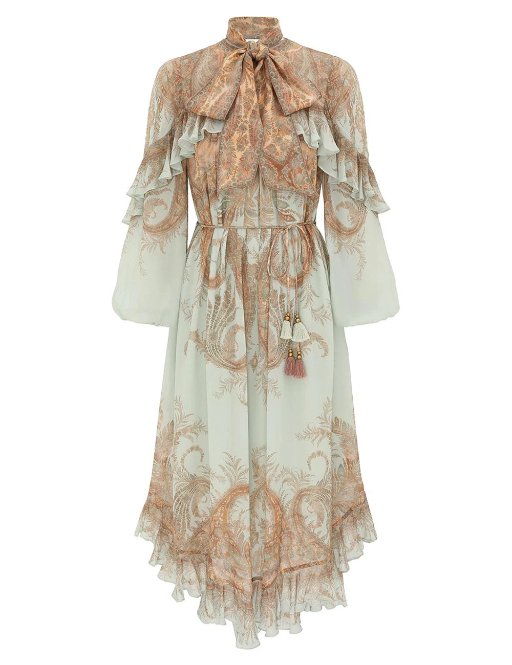 Zimmermann Memento Flutter Midi Dress | Ready to Wear 2025 Collection Luxury Shoes Elevate your elegance in this Zimmermann from the 2025 resort wear edit