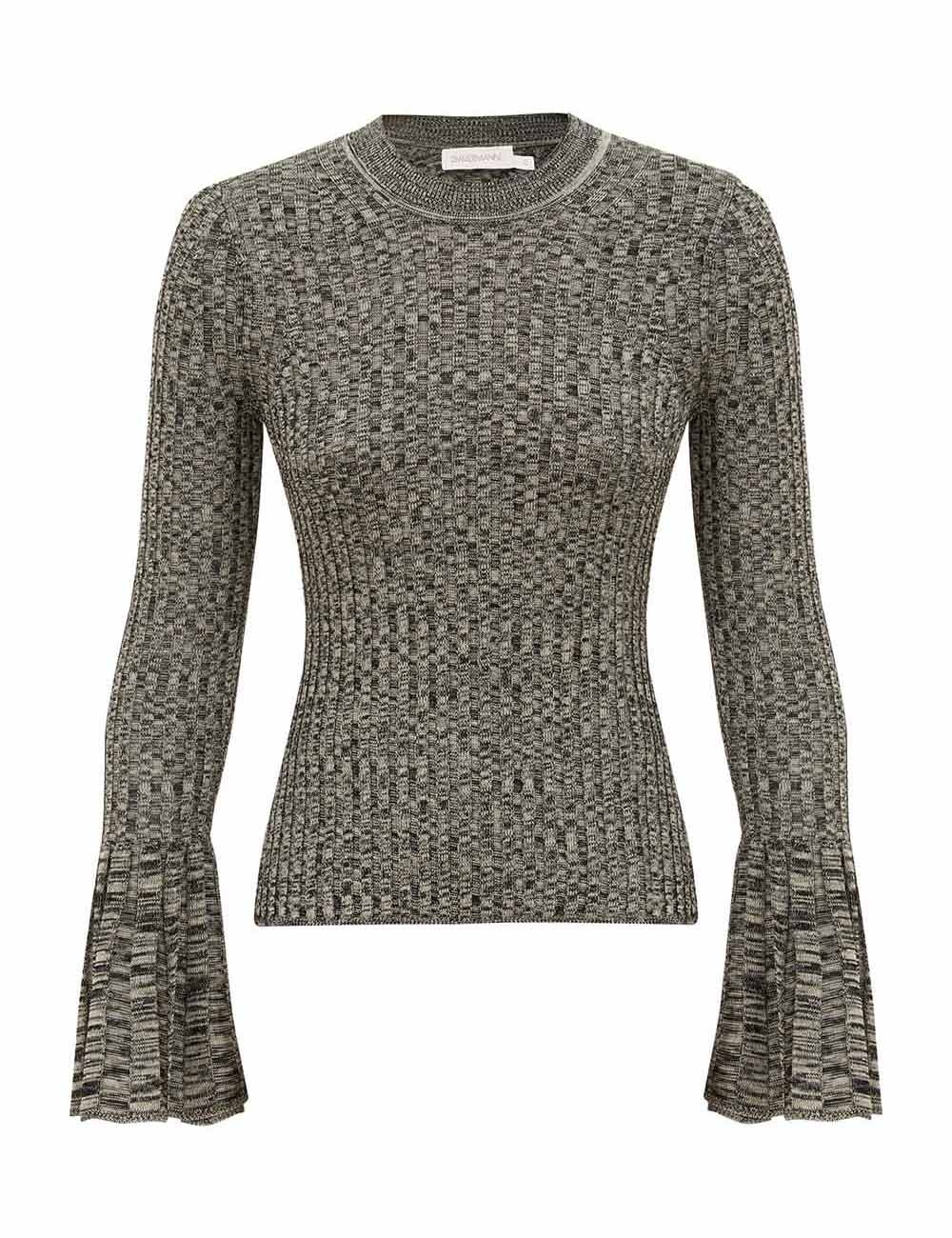 Zimmermann Mouline Bell Sleeve Sweater