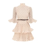 Zimmermann Pleated Sleeved Mini Dress | Ready to Wear 2025 Collection Luxury Shoes Elevate your elegance in this Zimmermann Dresses from the 2025 resort wear edit