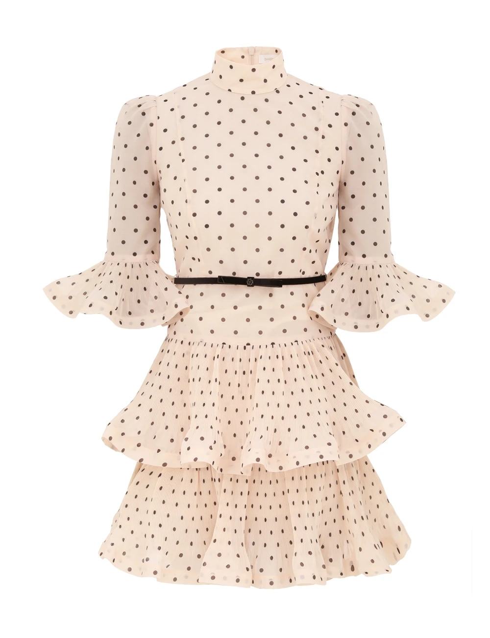 Zimmermann Pleated Sleeved Mini Dress | Ready to Wear 2025 Collection Luxury Shoes Elevate your elegance in this Zimmermann Dresses from the 2025 resort wear edit