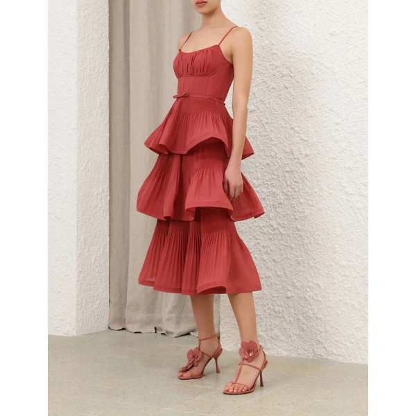 Elevate your elegance in this Zimmermann Dresses   from the 2025 resort wear edit