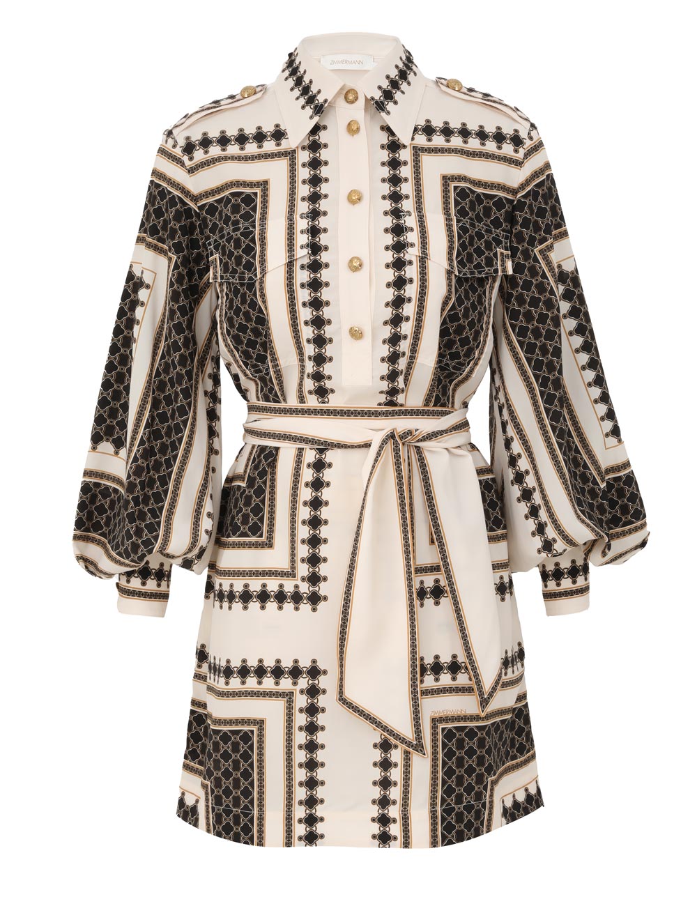 Zimmermann Scarf Mini Dress