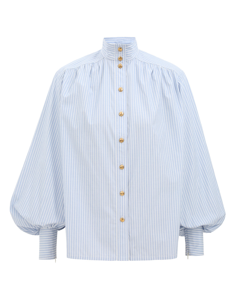 Zimmermann Stripe Utility Billow Blouse