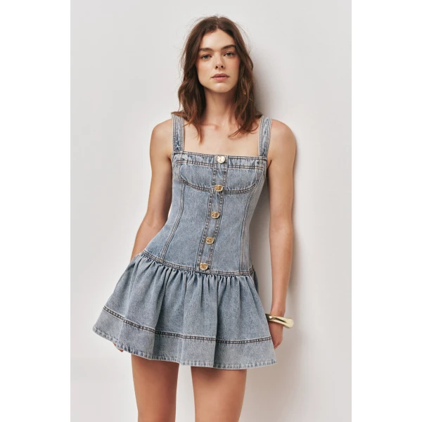 Birch Denim Mini Dress