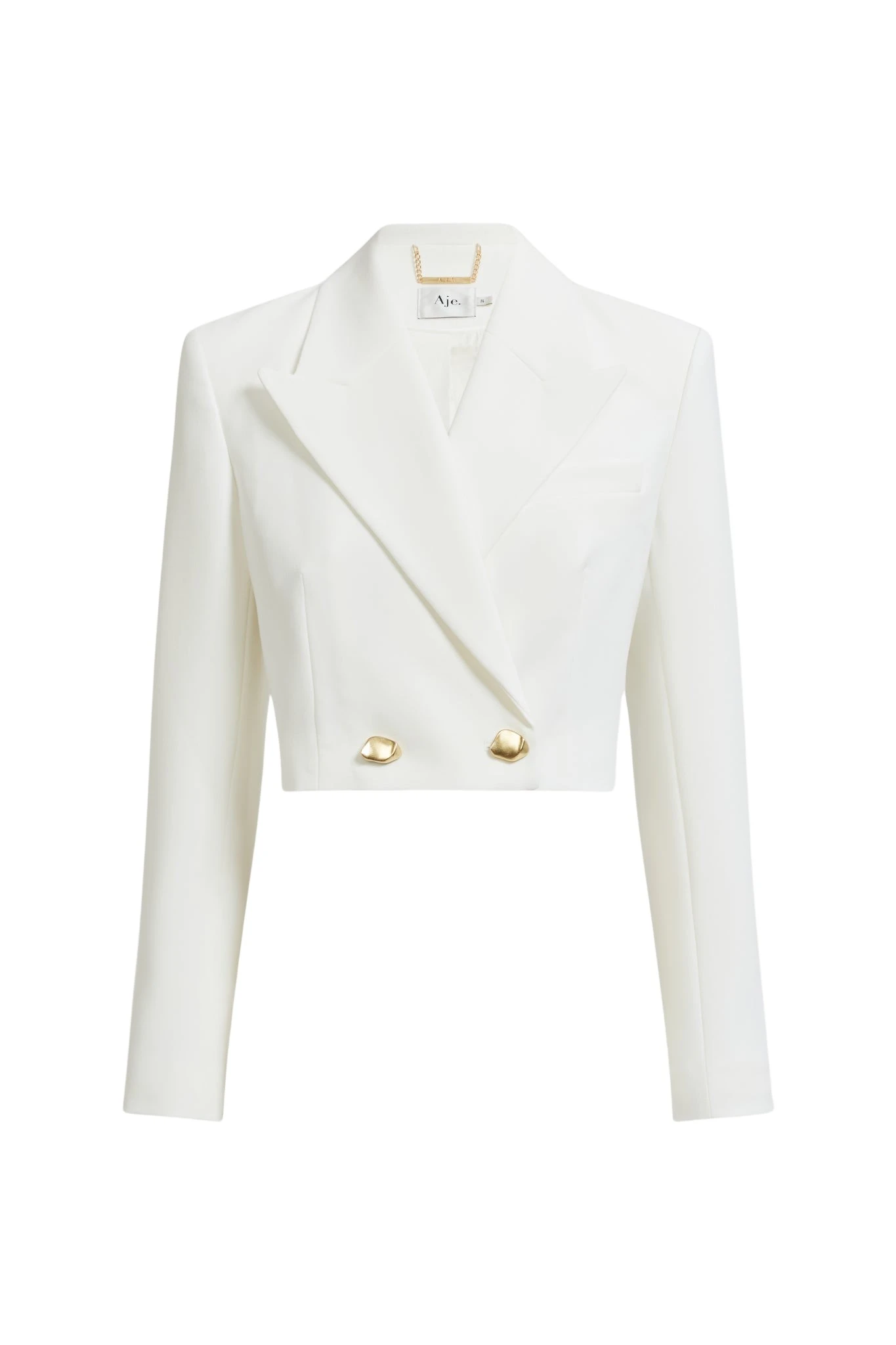 Aje-aus-Jackets-Colette-Crop-Blazer-202568169_nobg Aje luxury Clothing from Luxury Handbags Marketplace