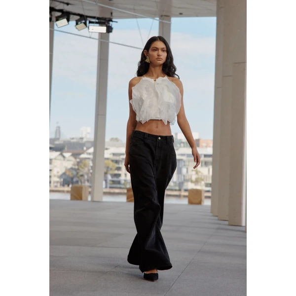 Aje clothing Aus Pants – structured silhouette with raw femininity from Luxury Shoes 