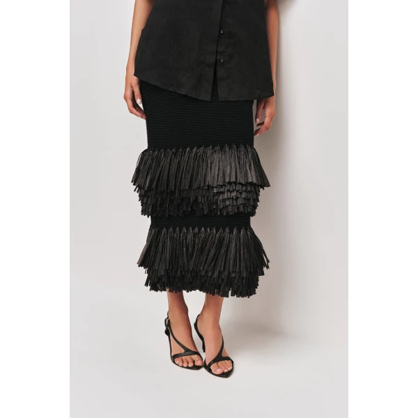 Aje Aus Skirts – structured silhouette with raw femininity from Luxury Shoes 