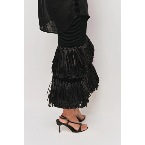 Aje clothing Aus Skirts – structured silhouette with raw femininity from Luxury Shoes 