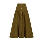 Aje-aus-Skirts-Solene-Midi-Skirt-202522946_nobg Aje Green Skirts