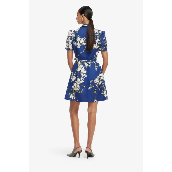 Exclusive LEO LIN Magnolia Print in Midnight