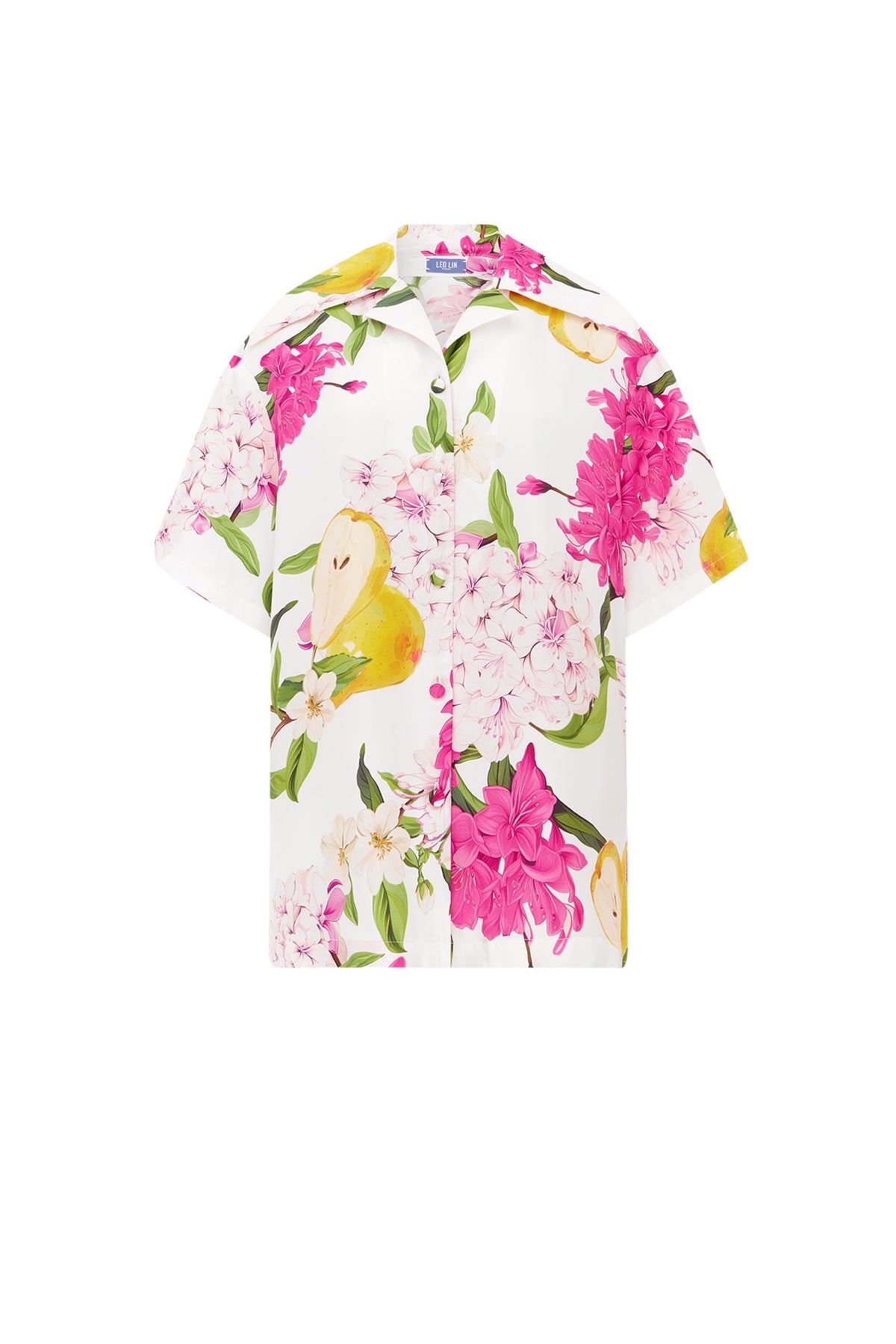 Leo Lin Casey Silk Button Shirt