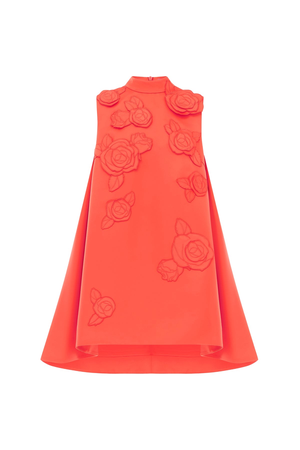 Leo Lin Fallon Appliqué Floral Mini Dress