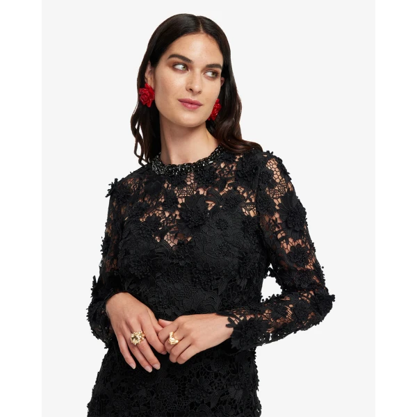 Slip included - Lace Embellished Top from Luxury Shoes 